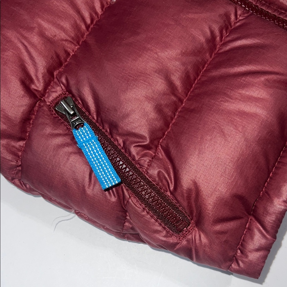 Baby Patagonia Maroon Hooded Puffer Jacket - Picture 6 of 10